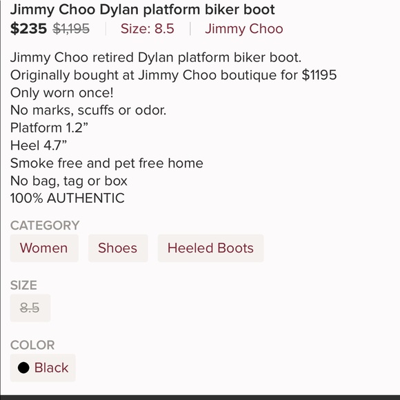 Jimmy Choo platform Dylan bootie - Picture 4 of 4